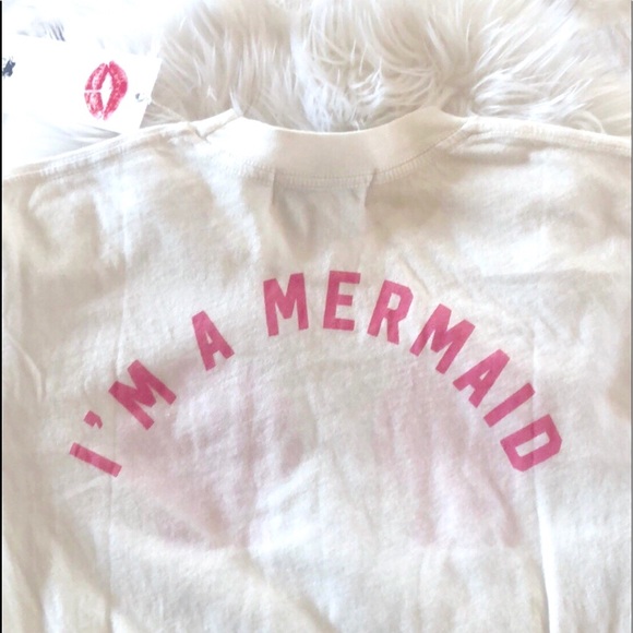 NWT Wildfox I’m A Mermaid Short Sleeve Bodysuit - Picture 5 of 11